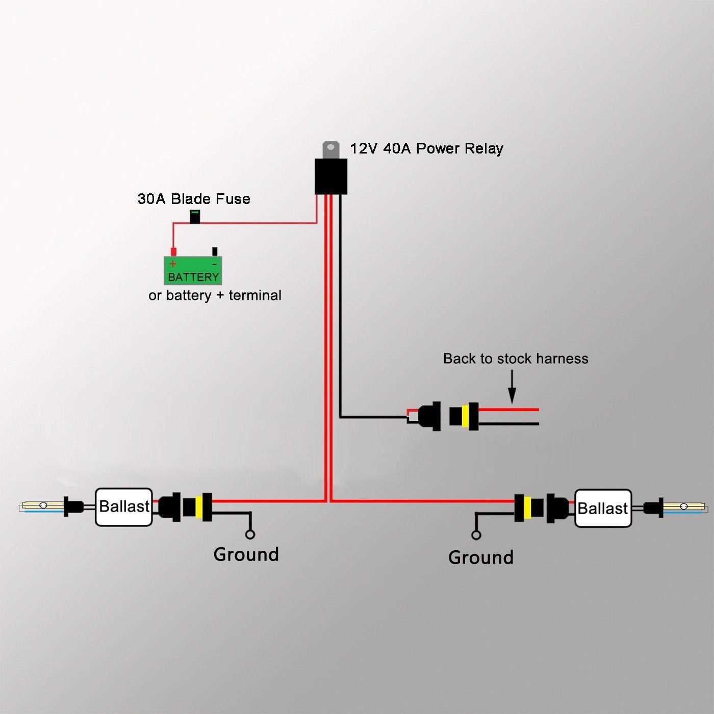 wiring diagram for hid lights