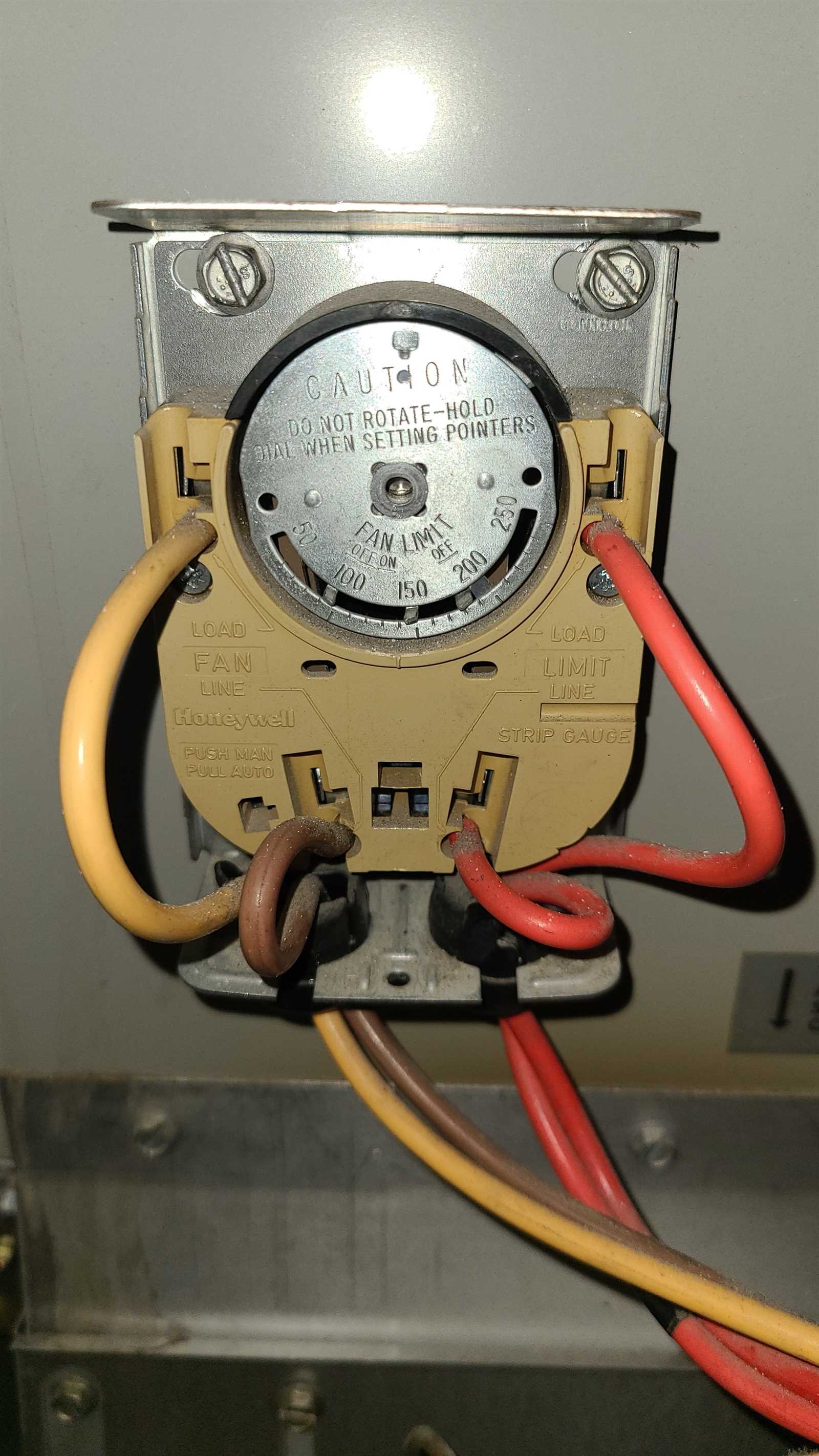 wiring diagram for honeywell fan limit switch