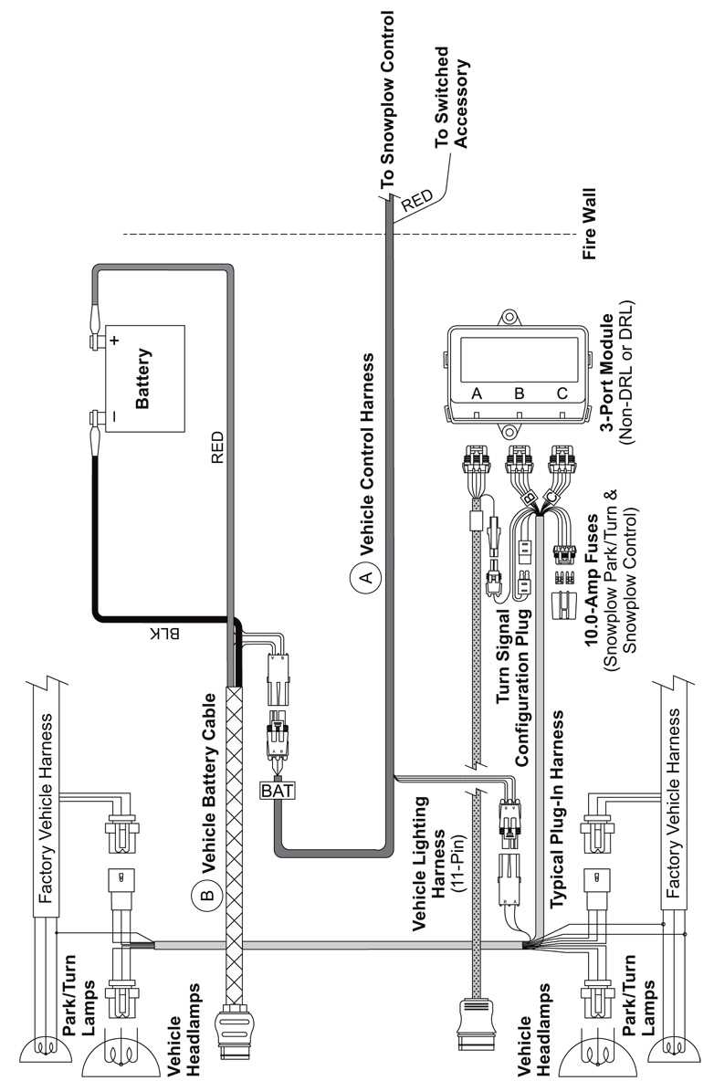 wiring diagram for meyers snow plow