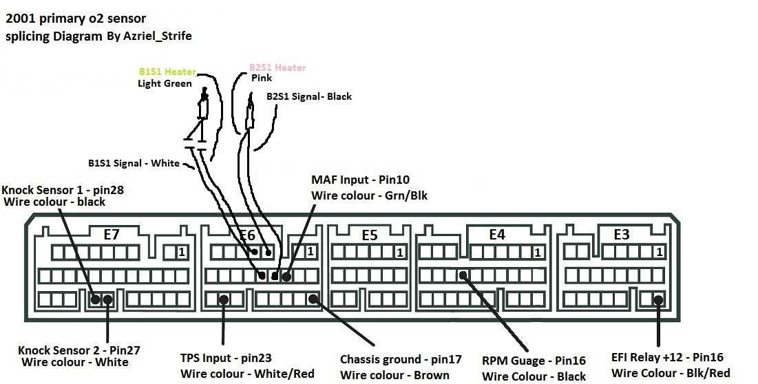 wiring diagram for o2 sensor