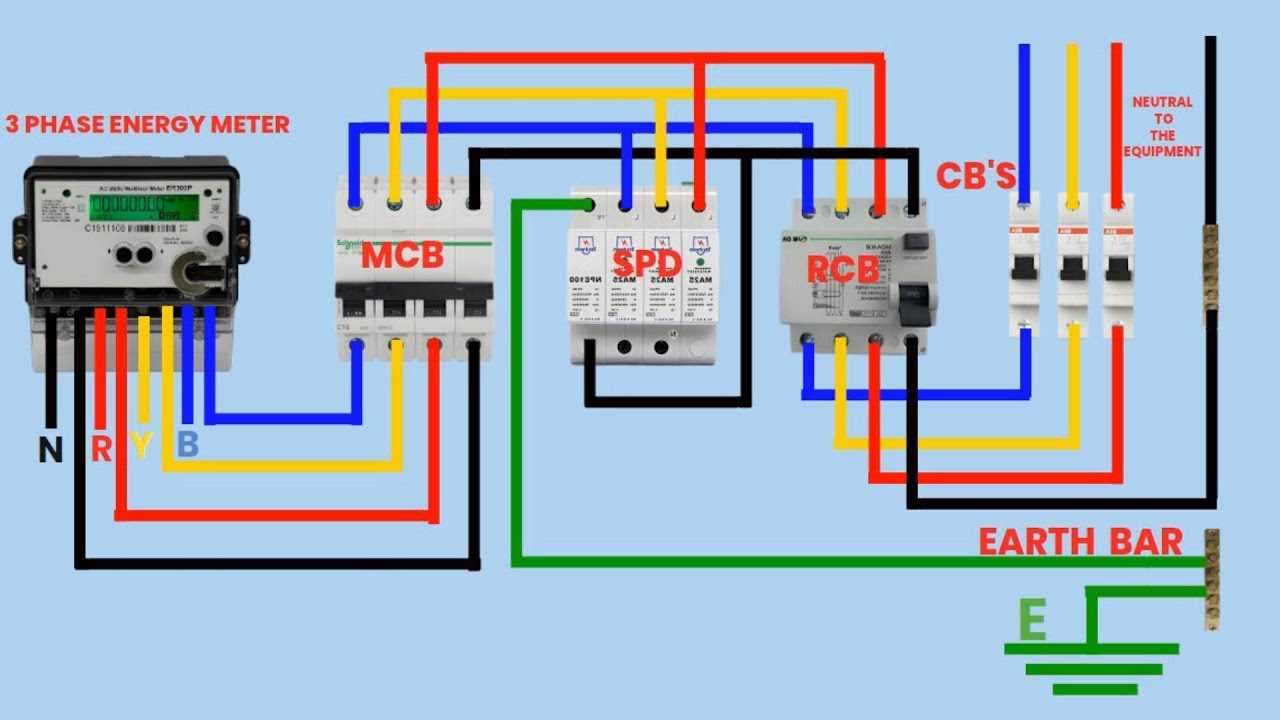 wiring diagram for surge protector