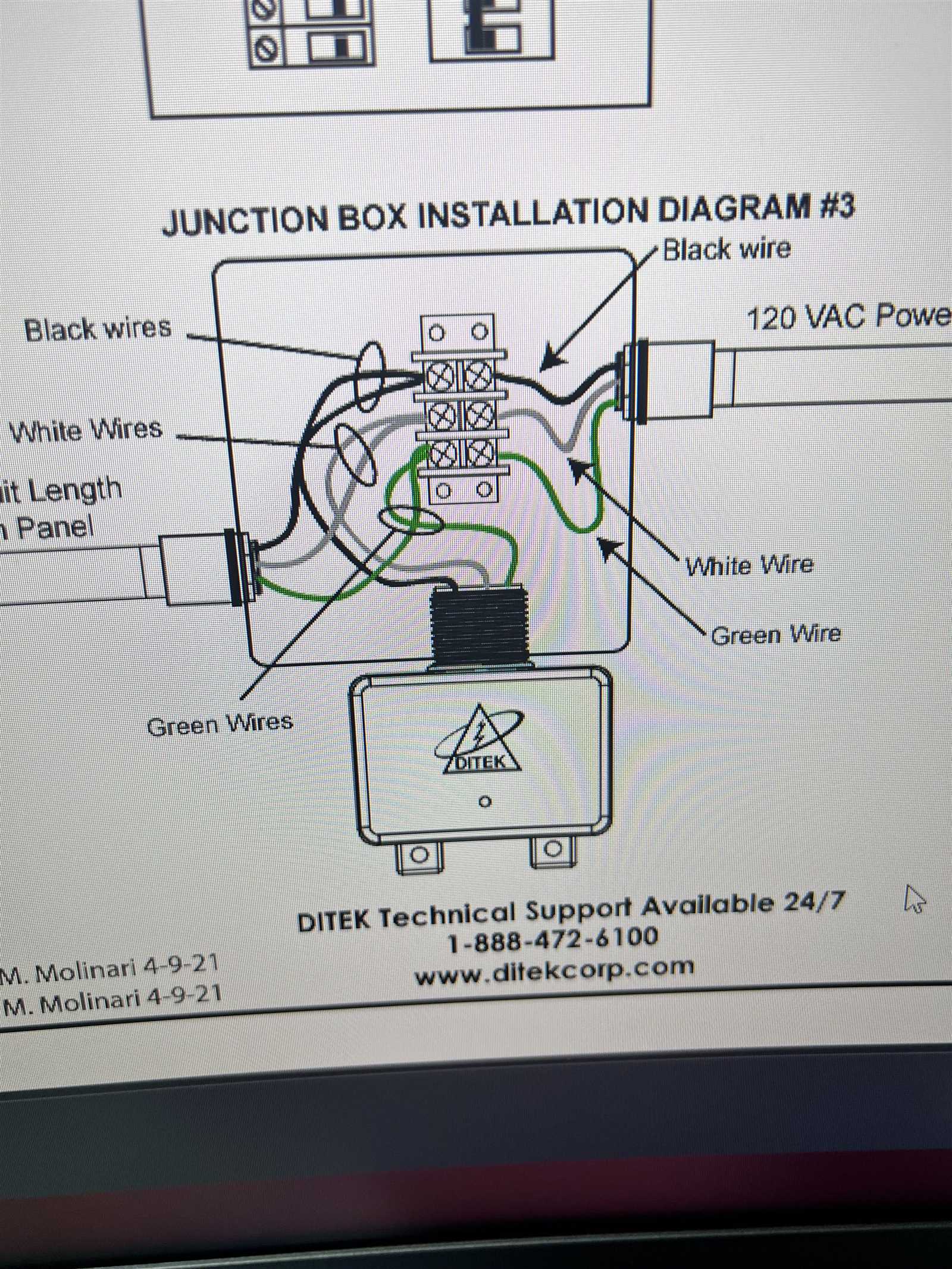 wiring diagram for surge protector