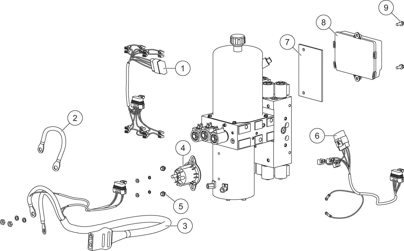 wiring diagram for western unimount snow plow