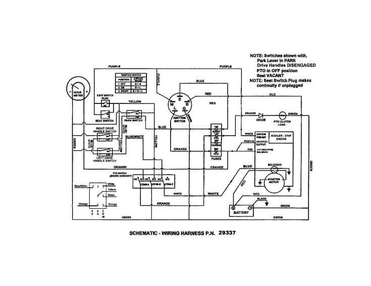 wiring diagram kohler engine