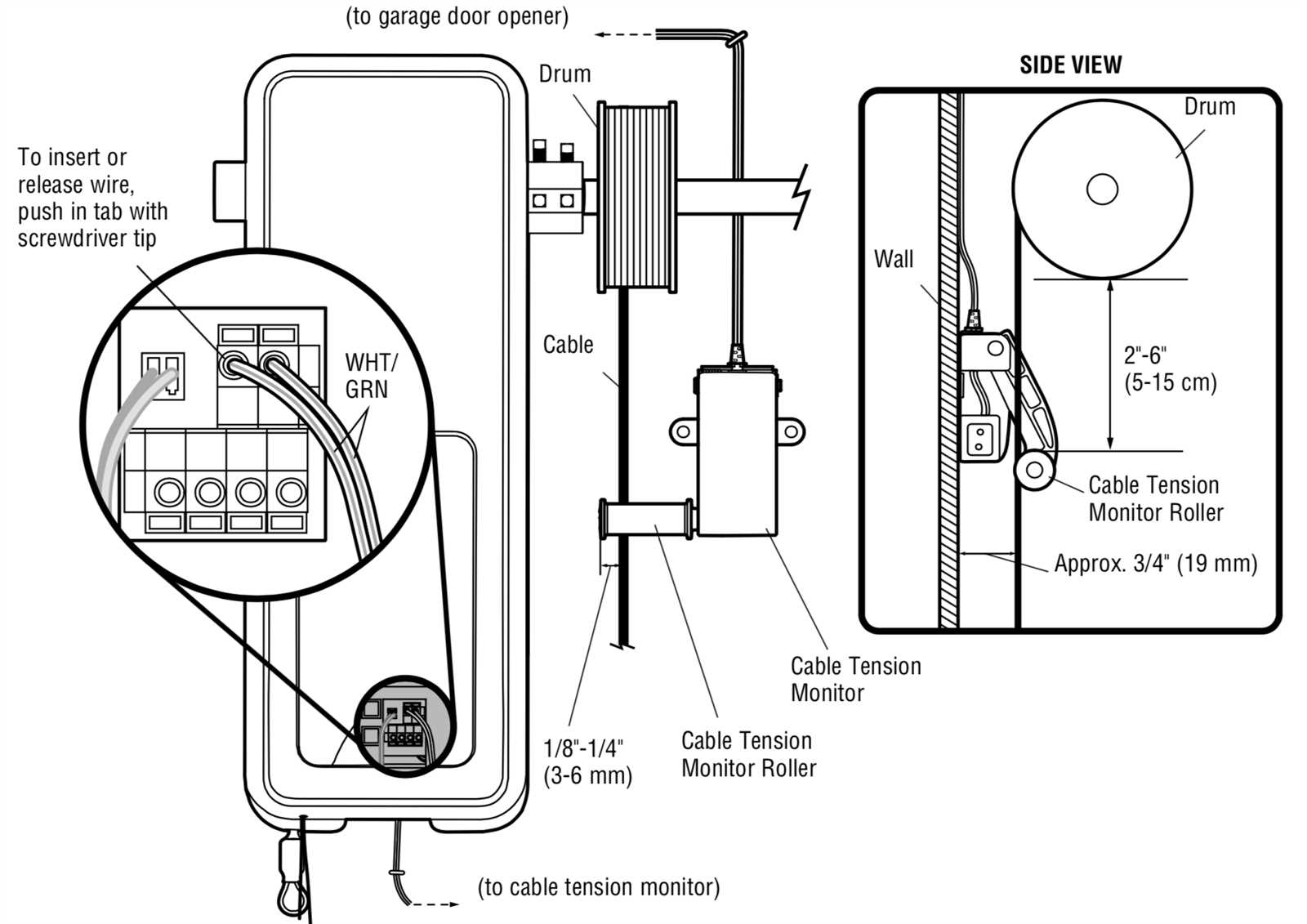 wiring diagram liftmaster garage door opener