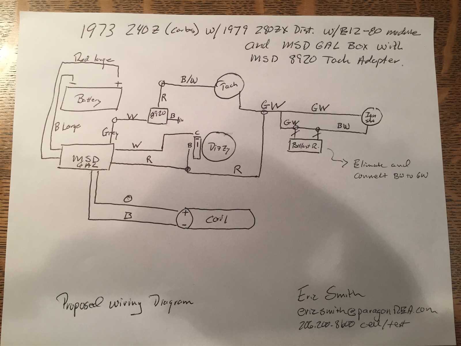 wiring diagram msd 6al