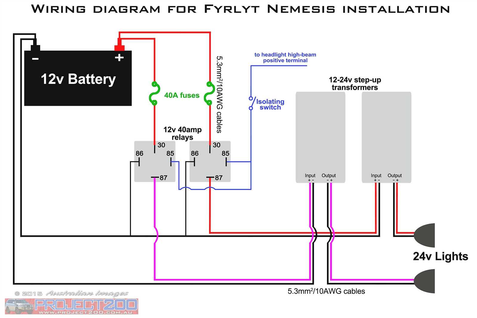 wiring diagram of transformer