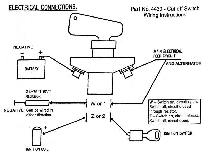 wiring diagram on off switch