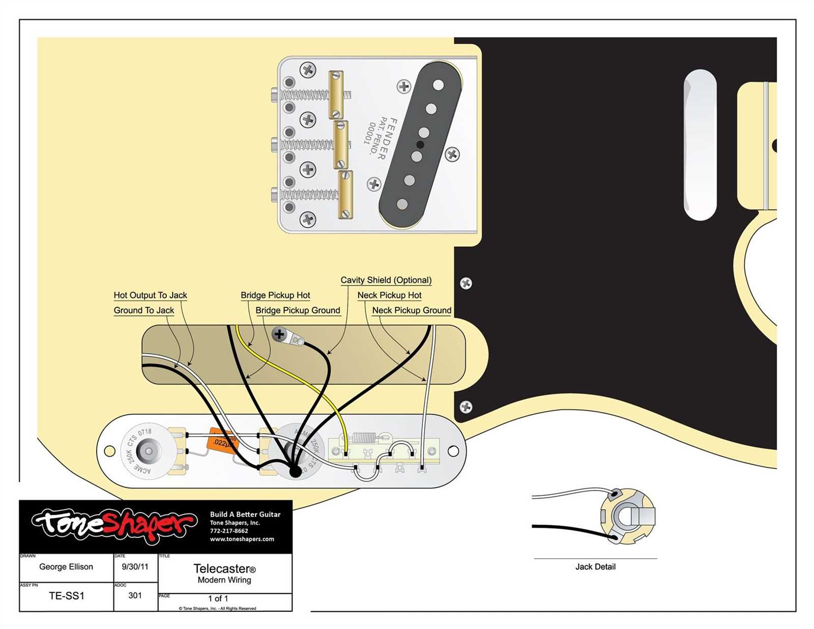 wiring diagram telecaster