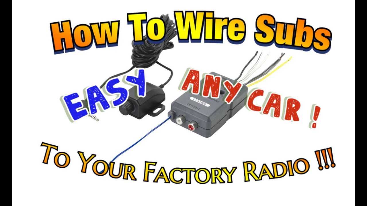 wiring harness metra line output converter diagram