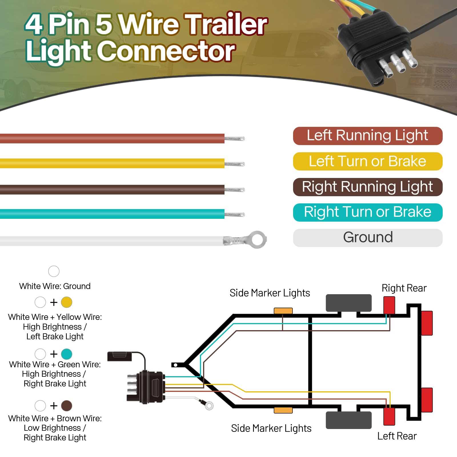 wiring trailer lights diagram