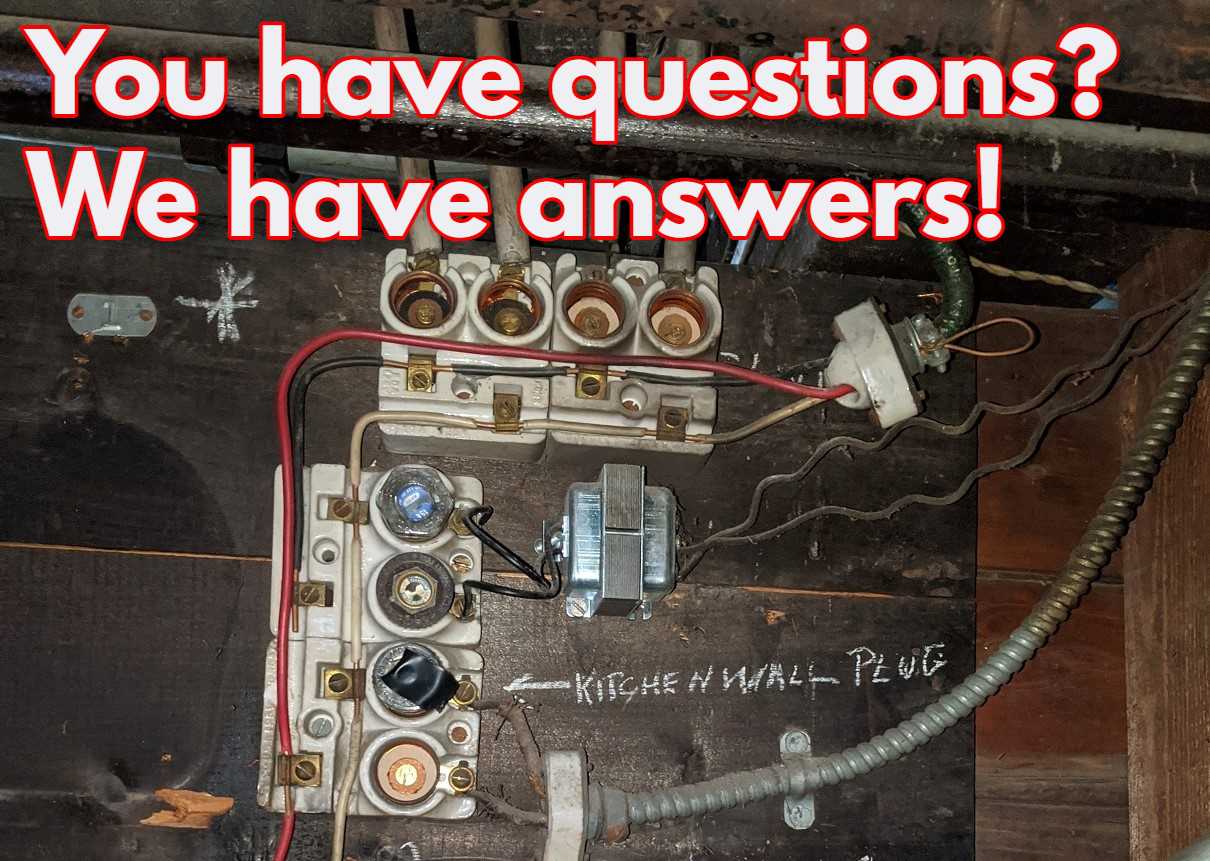 knob and tube wiring diagram