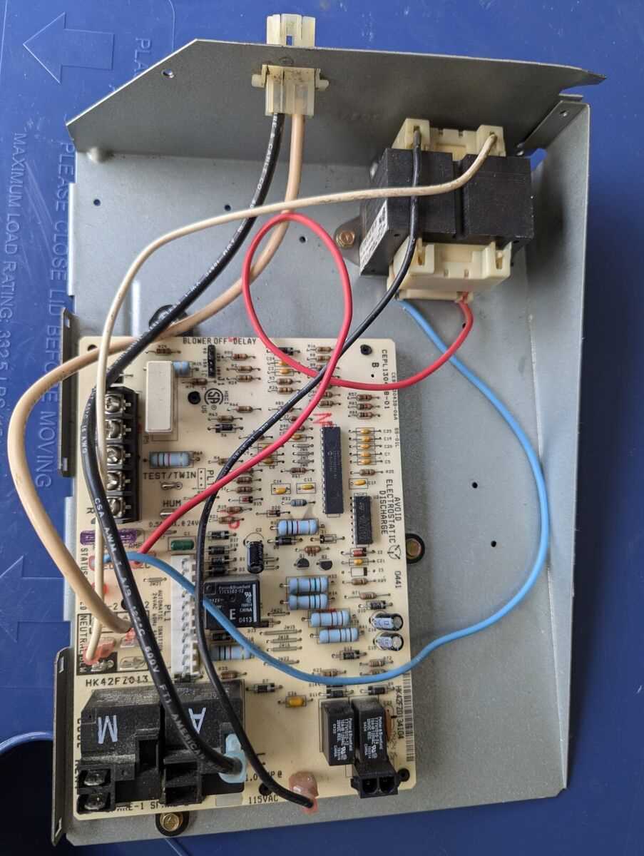 furnace control board wiring diagram