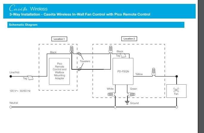 caseta 3 way wiring diagram