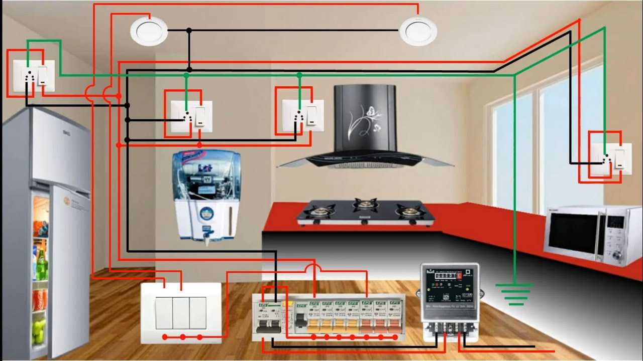 wiring diagram for kitchen