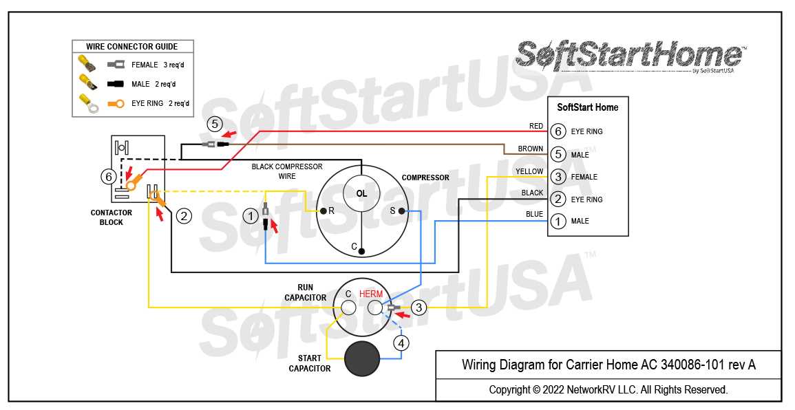 wiring diagram for condenser fan motor