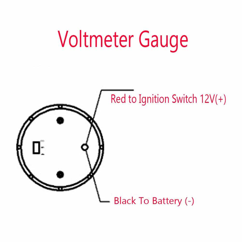 volt gauge wiring diagram