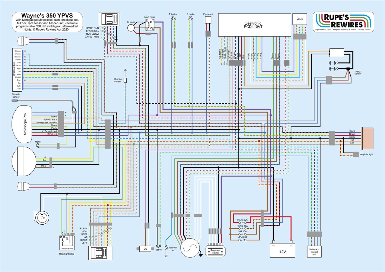 yamaha 350 warrior wiring diagram