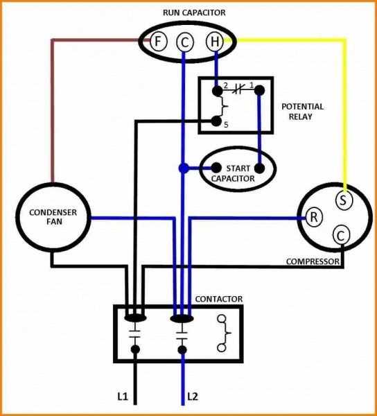 a c condenser wiring diagram