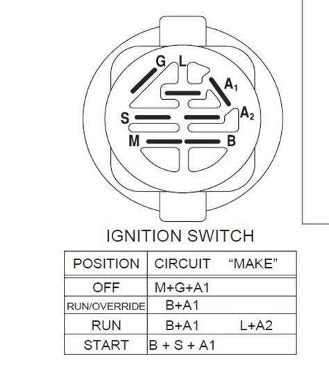 lawn mower key switch wiring diagram