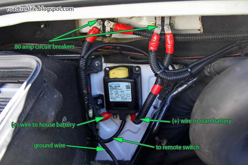 automatic charging relay wiring diagram