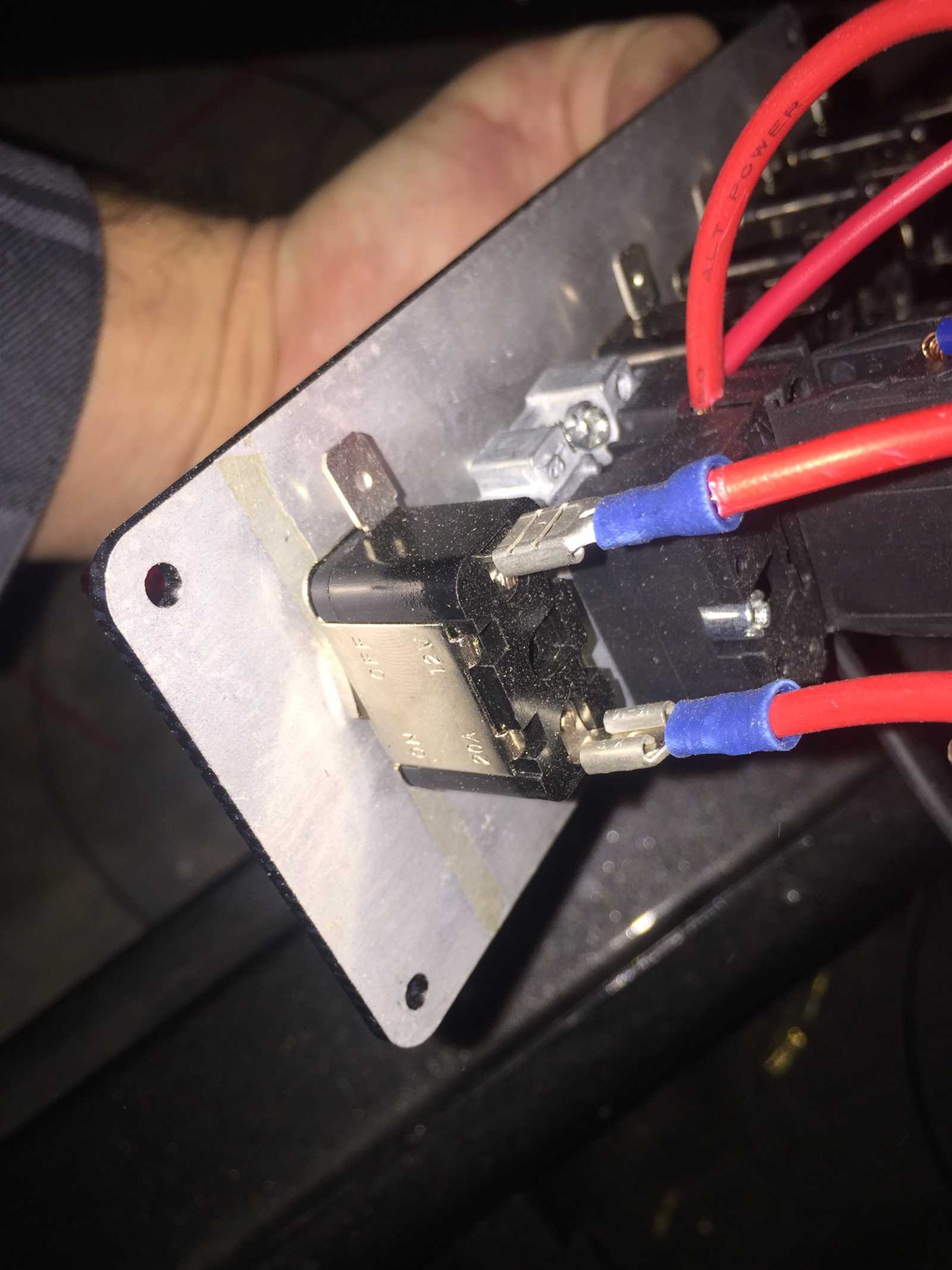 wiring diagram for push button start