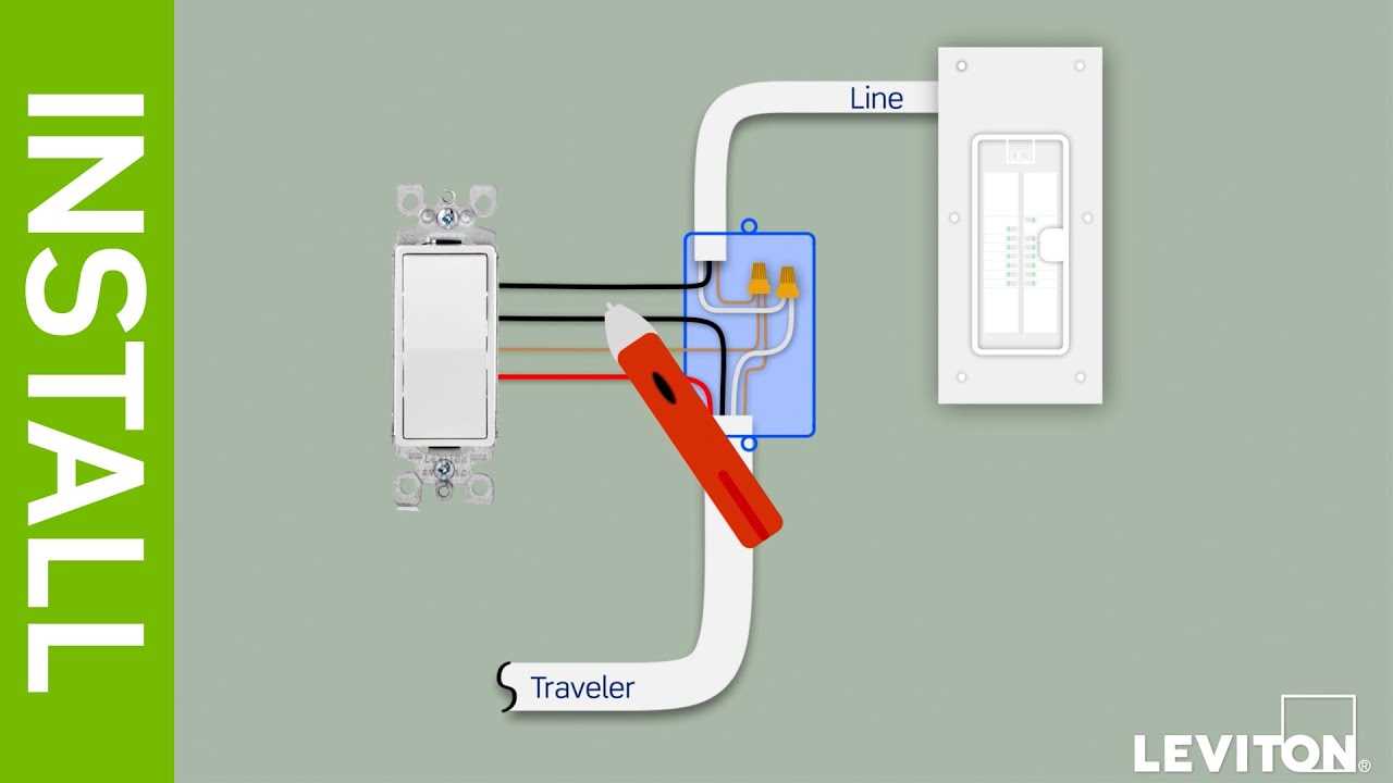 leviton 3 way switch wiring diagram