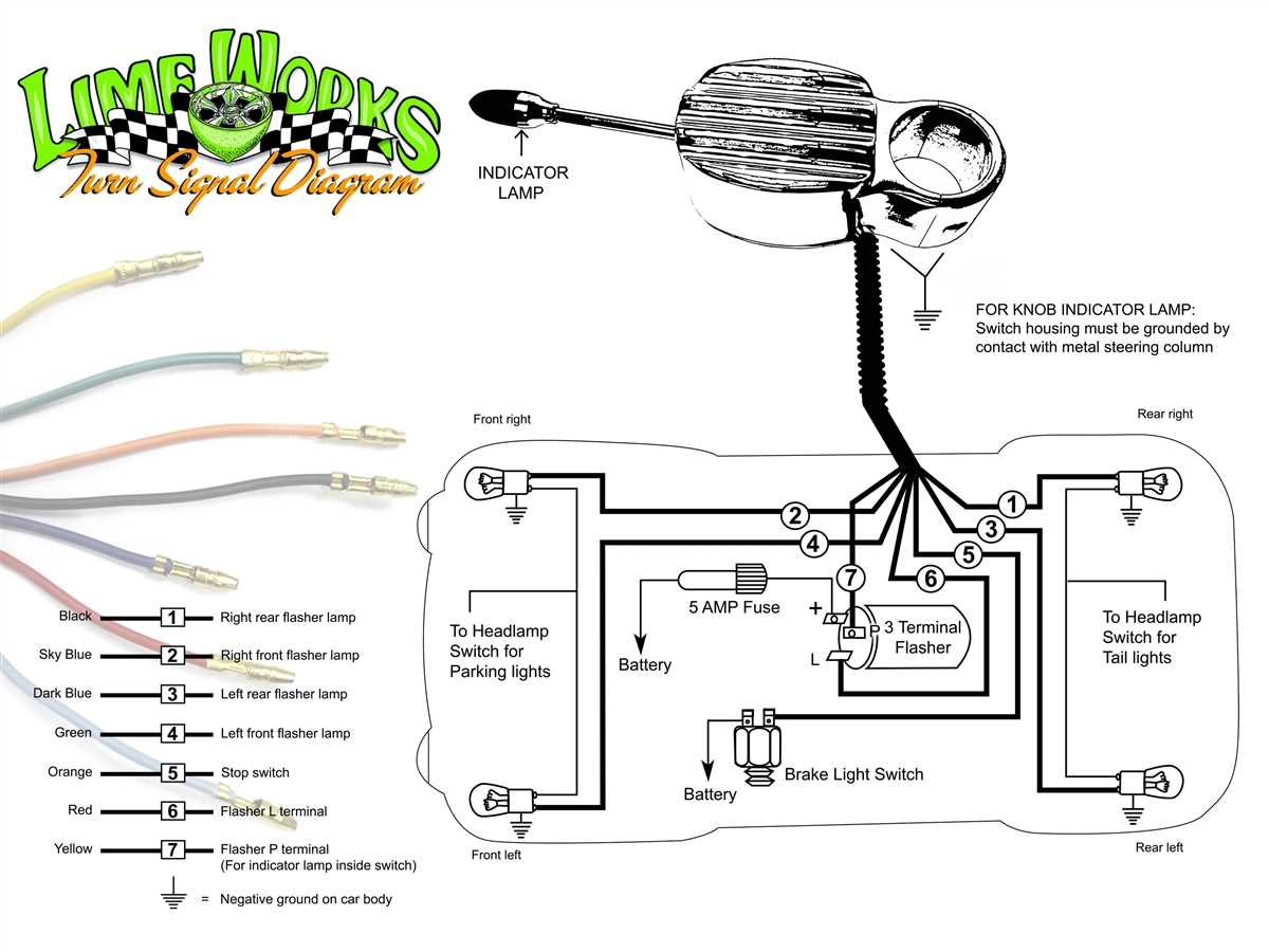 hot rod turn signal switch wiring diagram