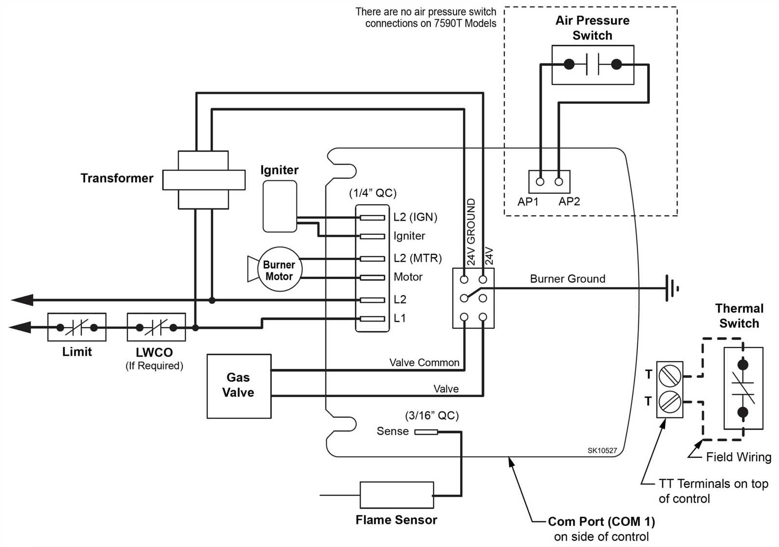 beckett genisys 7505 wiring diagram