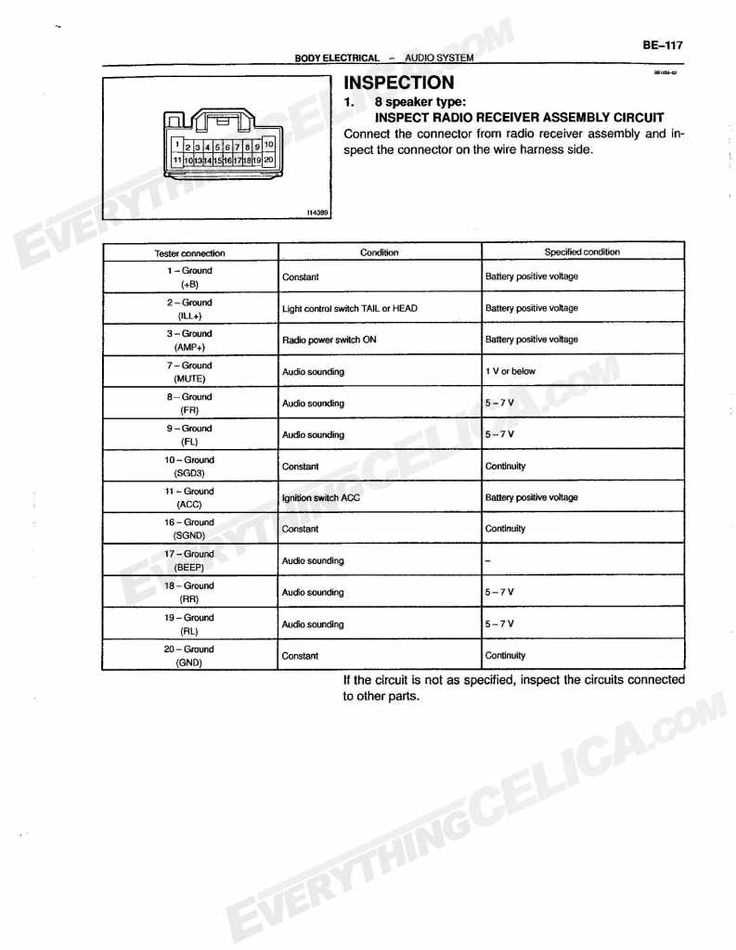 toyota camry radio wiring diagram