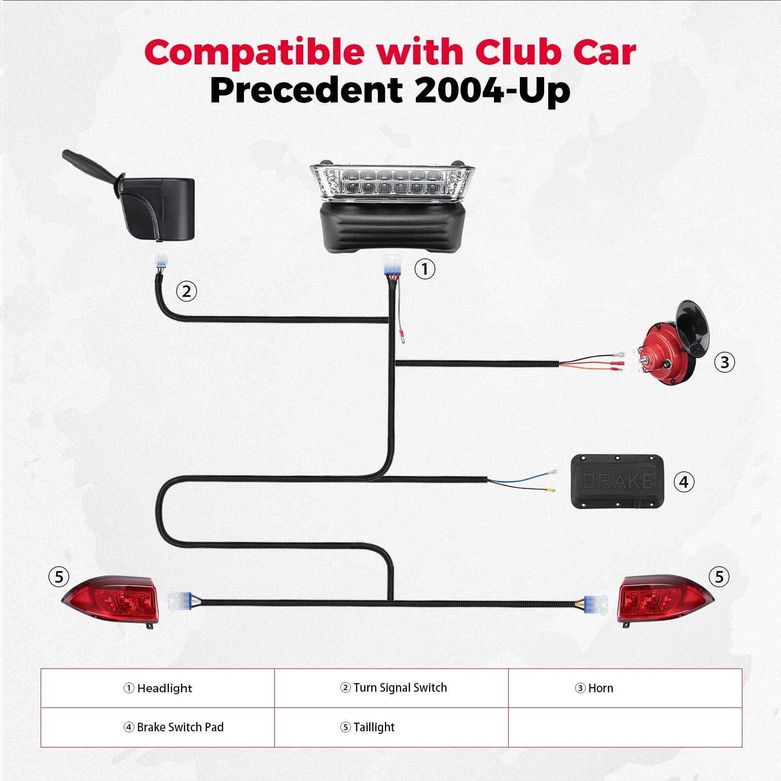 golf cart turn signal wiring diagram